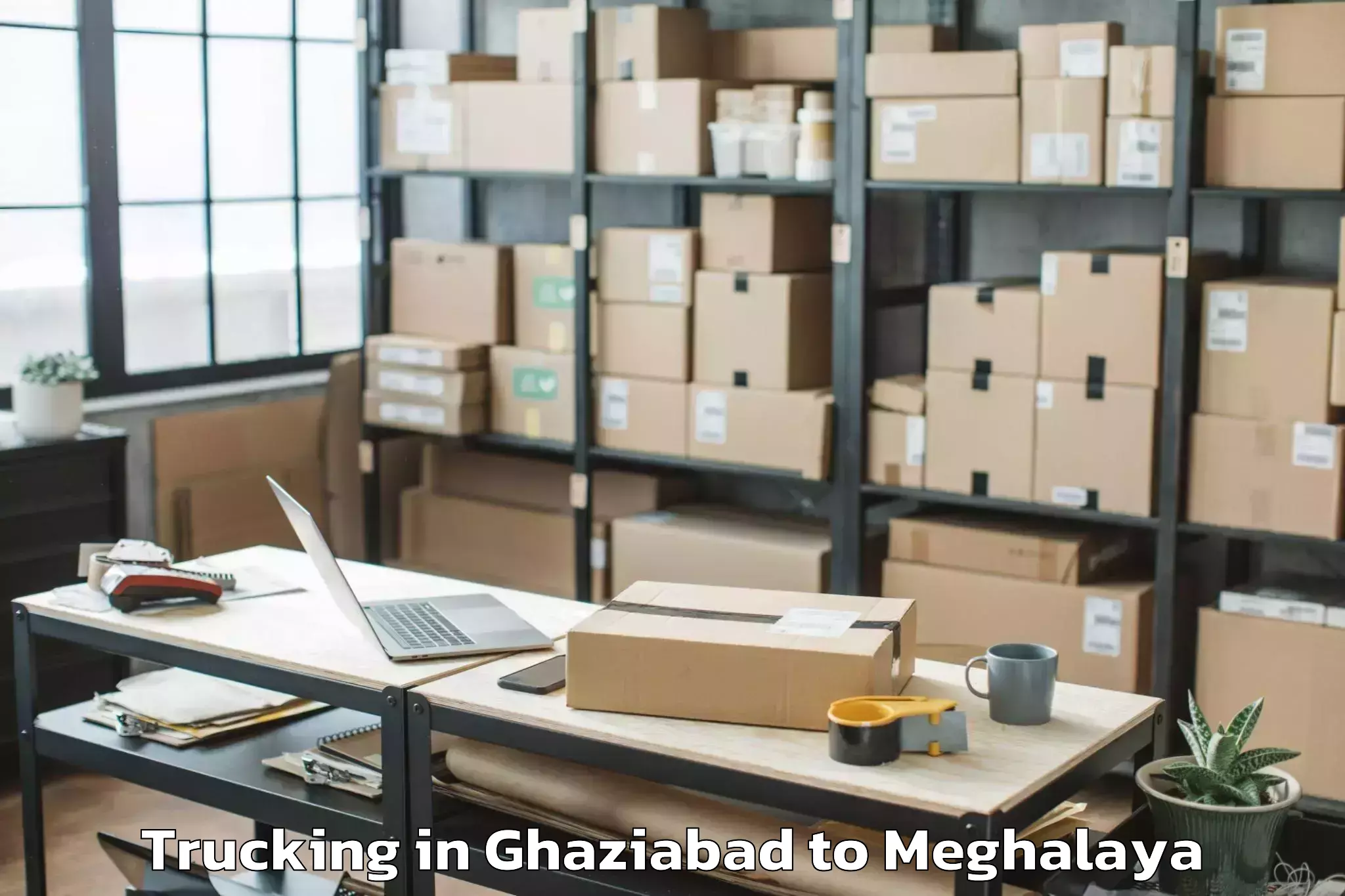 Book Your Ghaziabad to Thadlaskein Trucking Today